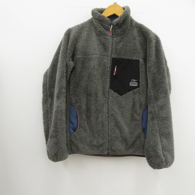 【中古】CHUMS | チャムス フリース ジャケット その他アウター CH04-1277 チャコールグレー サイズ：S【瀬戸大橋店】