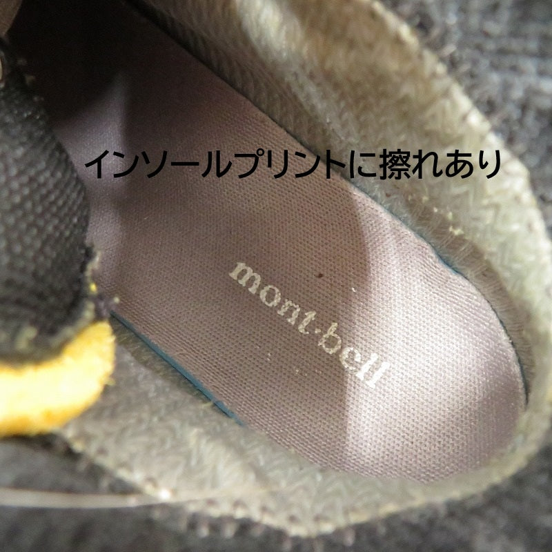 【中古】mont-bell | モンベル マウンテンクルーザー600 Women's トレッキングシューズ その他靴 1129636 サイズ:24.0cm イエロー 24cm【瀬戸大橋店】