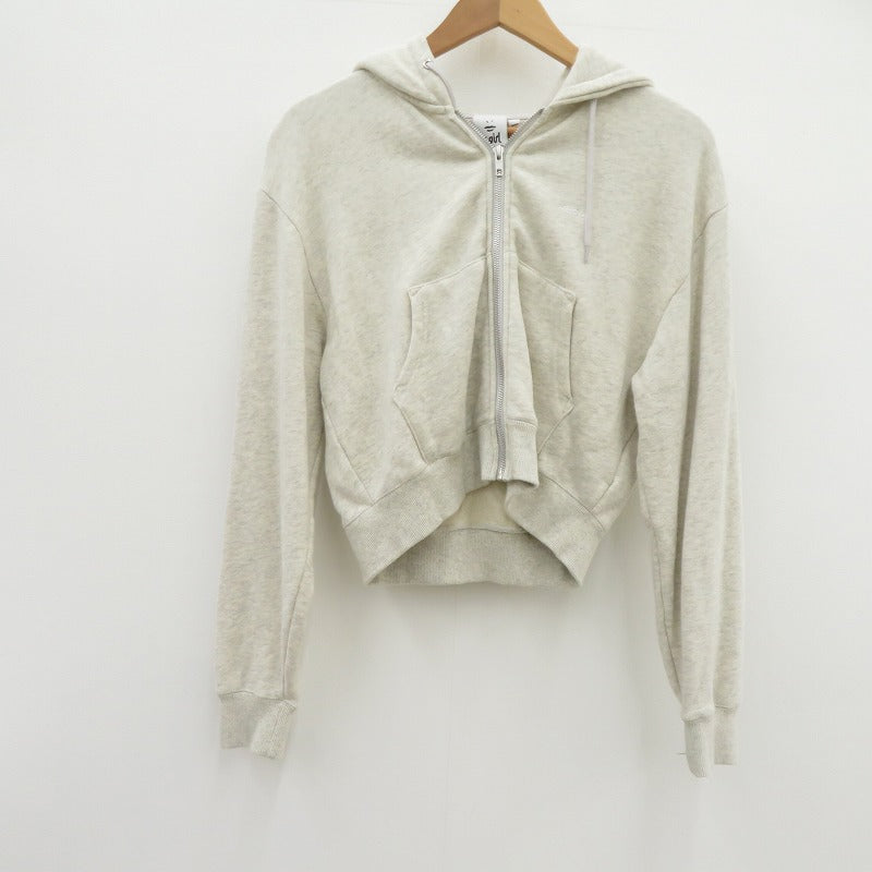 【中古】X-girl | エックスガール COMPACT ZIP UP HOODIE パーカー 105221012012 グレー サイズ：S【瀬戸大橋店】