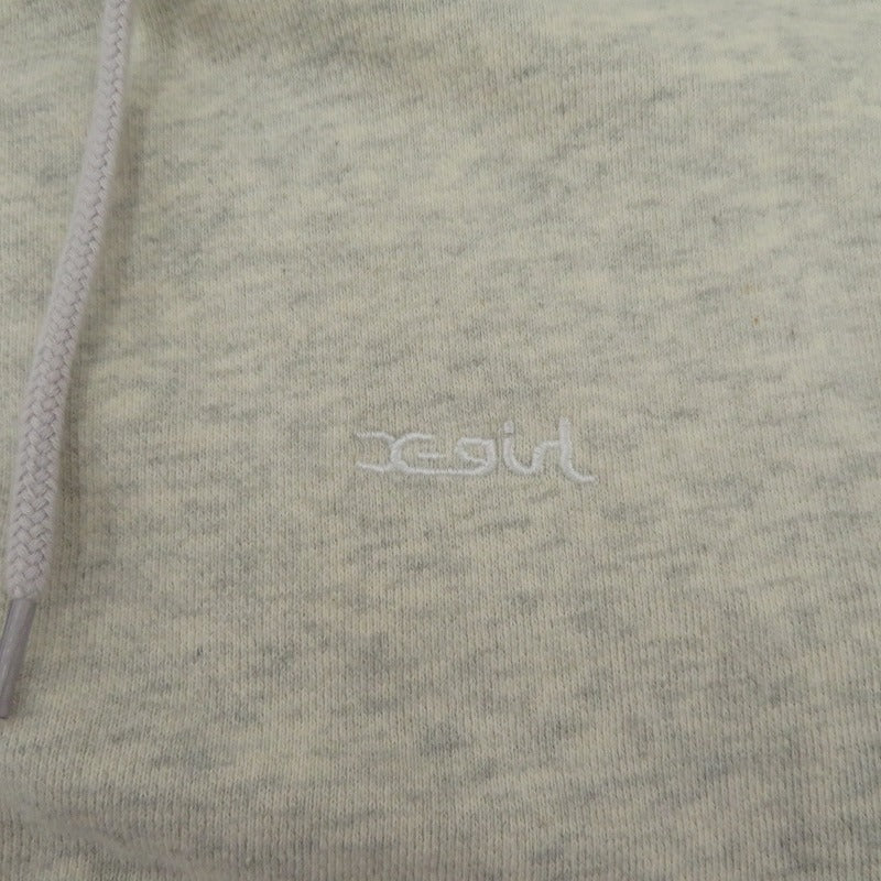 【中古】X-girl | エックスガール COMPACT ZIP UP HOODIE パーカー 105221012012 グレー サイズ：S【瀬戸大橋店】