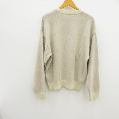 【中古】X-girl | エックスガール HEART BARBED WIRE JACQUARD KNIT TOP ニット 105244015004 ベージュ サイズ：FreeSize【瀬戸大橋店】