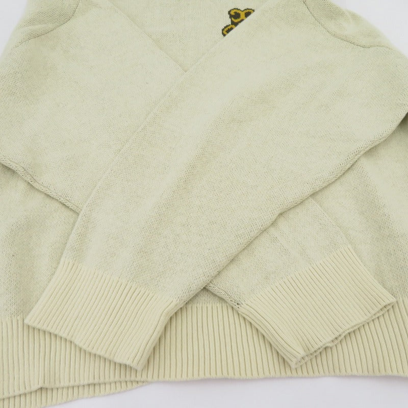 【中古】X-girl | エックスガール POP LOGO JACQUARD KNIT TOP ニット 105243015003 ベージュ サイズ：FreeSize【瀬戸大橋店】