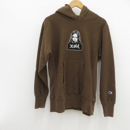 【中古】Champion | チャンピオン パーカー CWSS110 ブラウン サイズ：S【瀬戸大橋店】