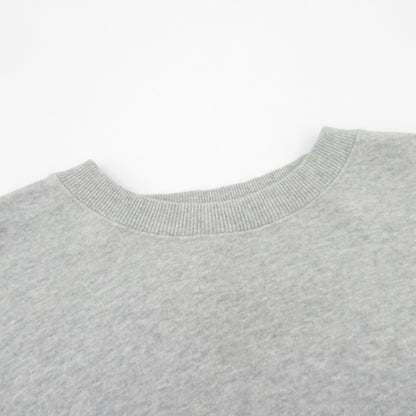 【中古】X-girl | エックスガール FACE PATCH AND LOGO CREWNECK SWEAT TOP スウェット 105254012013 グレー サイズ：L【瀬戸大橋店】