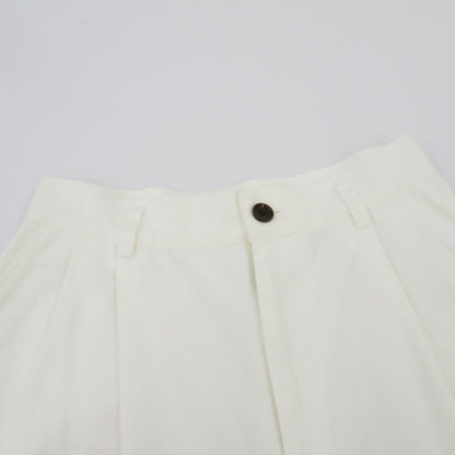 【中古】 Gajess WIDE TACK PANTS デニムパンツ GJ-23SS-PT03 ホワイト サイズ：38【瀬戸大橋店】