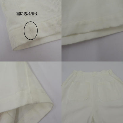 【中古】 Gajess WIDE TACK PANTS デニムパンツ GJ-23SS-PT03 ホワイト サイズ：38【瀬戸大橋店】