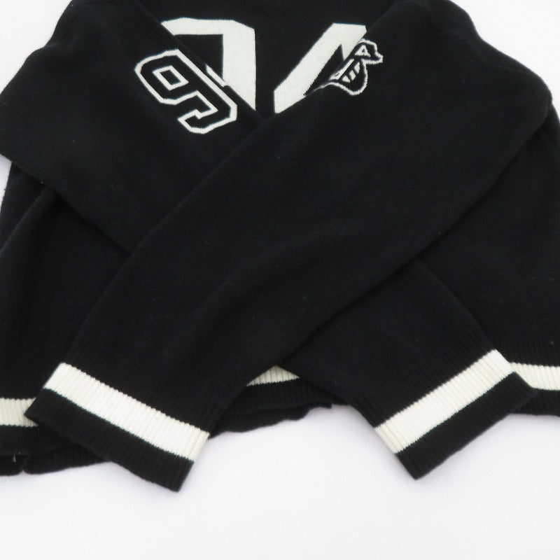 【中古】X-girl | エックスガール NUMBERING JACQUARD ニット 105254015005 ブラック サイズ：FreeSize【瀬戸大橋店】