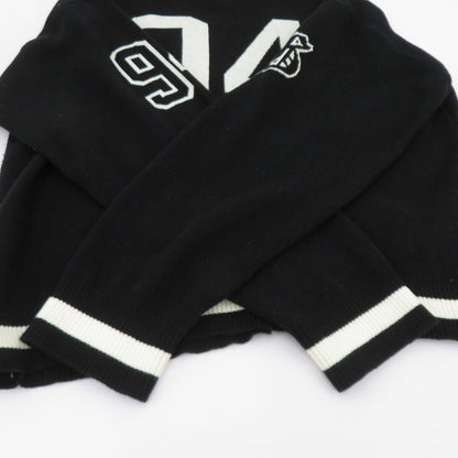 【中古】X-girl | エックスガール NUMBERING JACQUARD ニット 105254015005 ブラック サイズ：FreeSize【瀬戸大橋店】