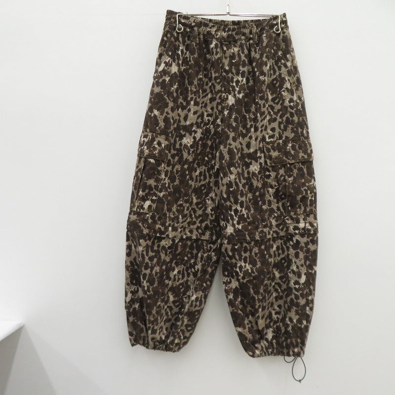 【中古】X-girl | エックスガール WASHED 2WAY WIDE LEG CARGO PANTS カモ カーゴパンツ 105253031001 マルチカラー サイズ：M【瀬戸大橋店】