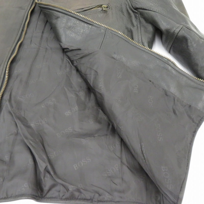【中古】 BOSS/ジャケット その他アウター ブラック サイズ：不明【瀬戸大橋店】