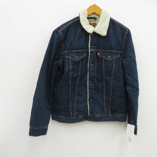 【中古】Levi's | リーバイス SHERPA TRUCKER デニム ボアジャケット その他アウター PC9-16365-0105 ブルー サイズ：M【瀬戸大橋店】