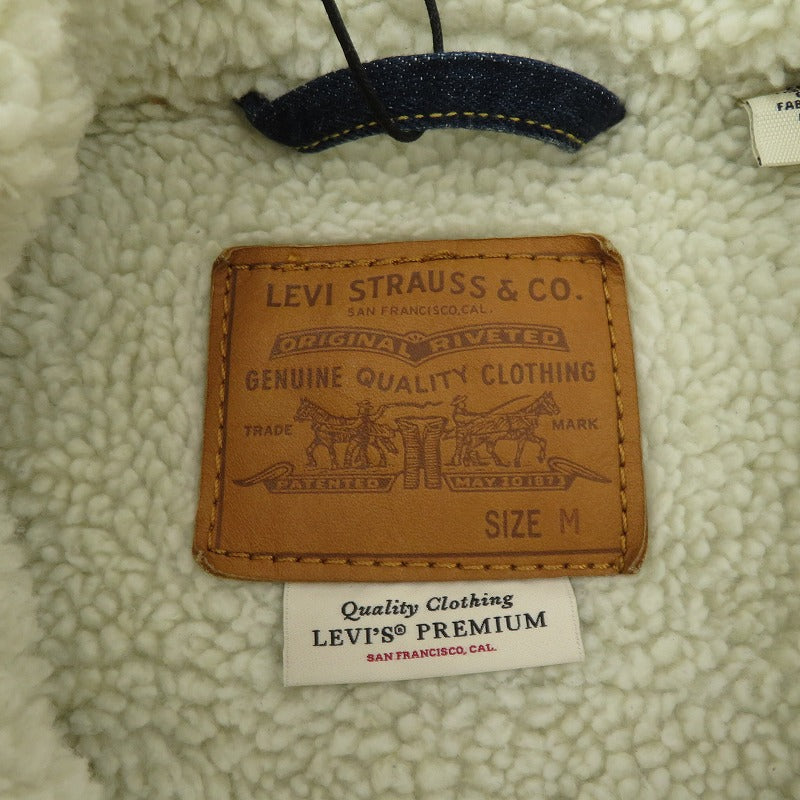 【中古】Levi's | リーバイス SHERPA TRUCKER デニム ボアジャケット その他アウター PC9-16365-0105 ブルー サイズ：M【瀬戸大橋店】