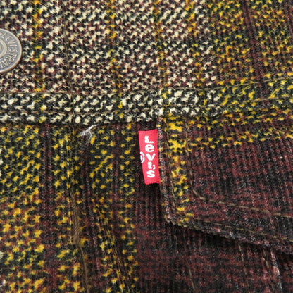 【中古】Levi's | リーバイス コーデュロイチェックシェルパトラッカージャケット その他アウター PC9-16365-0168 イエロー サイズ：M【瀬戸大橋店】
