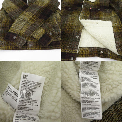 【中古】Levi's | リーバイス コーデュロイチェックシェルパトラッカージャケット その他アウター PC9-16365-0168 イエロー サイズ：M【瀬戸大橋店】