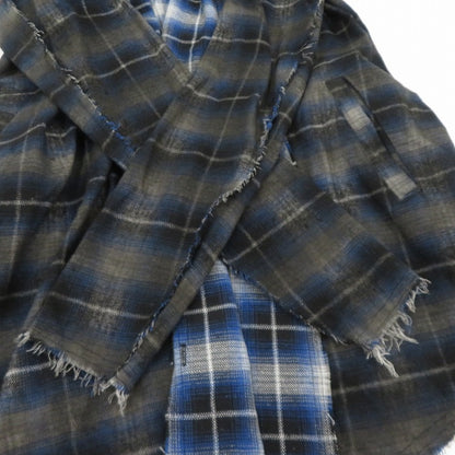 CIVARIZE | シヴァーライズ チェック柄 長袖シャツ CV12‐H01 ブルー サイズ：44【瀬戸大橋店】