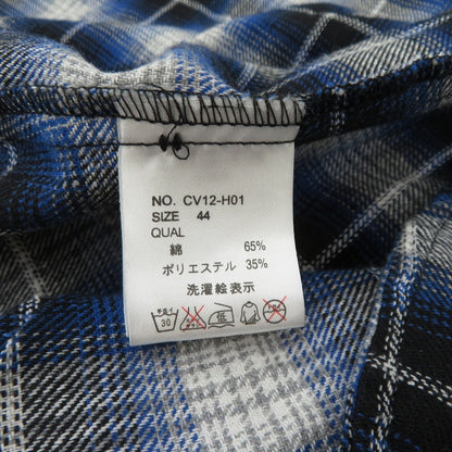 CIVARIZE | シヴァーライズ チェック柄 長袖シャツ CV12‐H01 ブルー サイズ：44【瀬戸大橋店】