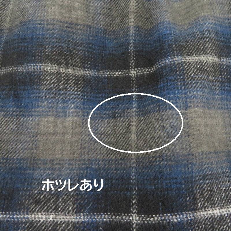CIVARIZE | シヴァーライズ チェック柄 長袖シャツ CV12‐H01 ブルー サイズ：44【瀬戸大橋店】