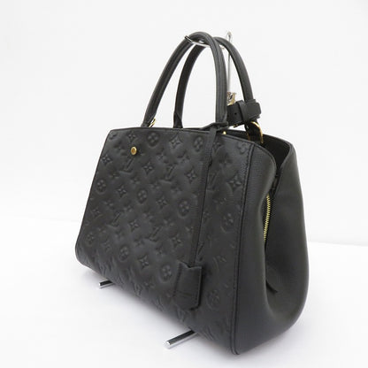 LOUIS VUITTON | ルイ・ヴィトン モンテーニュ MM ハンドバッグ M41048 モノグラム アンプラント ブラック【瀬戸大橋店】