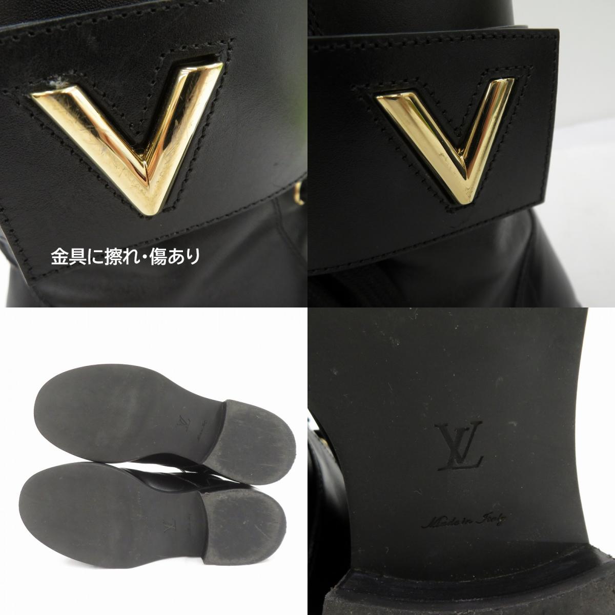 LOUIS VUITTON | ルイ・ヴィトン ワンダーランドライン ブーツ サイズ:EU35 ブラック【瀬戸大橋店】