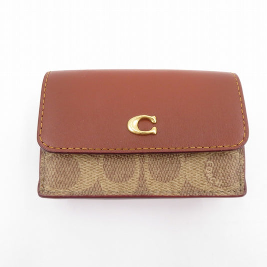 COACH | コーチ ミニ トライフォールド ウォレット 三つ折り財布 D2380-CM438 ブラウン【瀬戸大橋店】