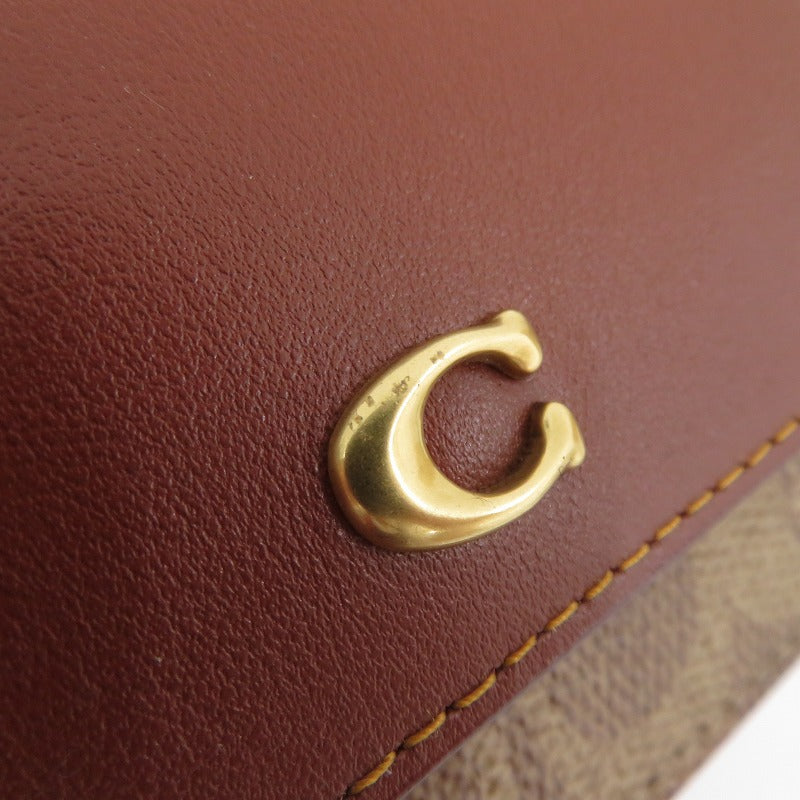 COACH | コーチ ミニ トライフォールド ウォレット 三つ折り財布 D2380-CM438 ブラウン【瀬戸大橋店】