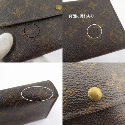 LOUIS VUITTON | ルイ・ヴィトン ポシェット・ポルト モネ クレディ 長財布 M61726 モノグラム ブラウン【瀬戸大橋店】