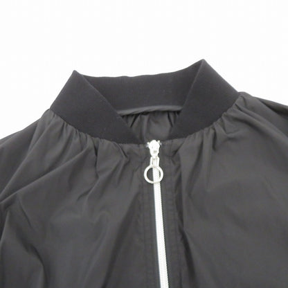 SCOTCLUB フロントジップ ジャケット ブルゾン サイズ:9号 ブラック【瀬戸大橋店】