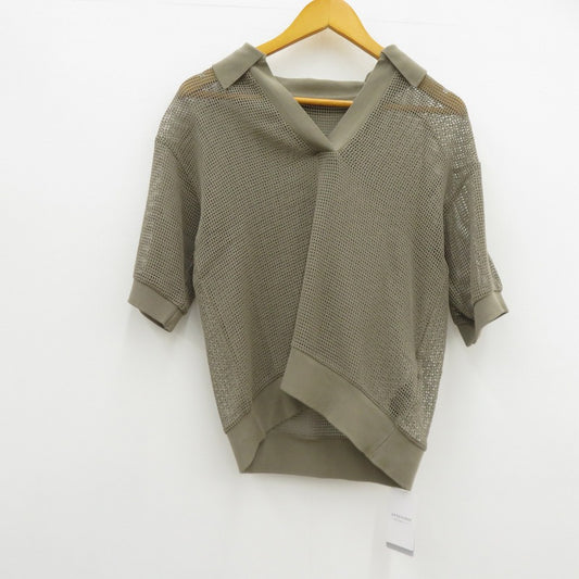 IENA SLOBE | イエナ スローブ メッシュスキッパープルオーバー その他トップス 25-070-912-4050-1-0 カーキ サイズ：FreeSize【瀬戸大橋店】