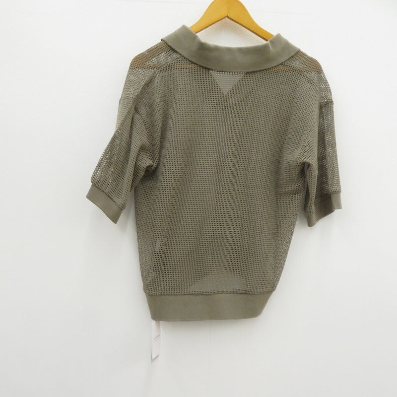 IENA SLOBE | イエナ スローブ メッシュスキッパープルオーバー その他トップス 25-070-912-4050-1-0 カーキ サイズ：FreeSize【瀬戸大橋店】