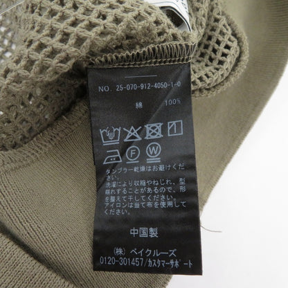 IENA SLOBE | イエナ スローブ メッシュスキッパープルオーバー その他トップス 25-070-912-4050-1-0 カーキ サイズ：FreeSize【瀬戸大橋店】