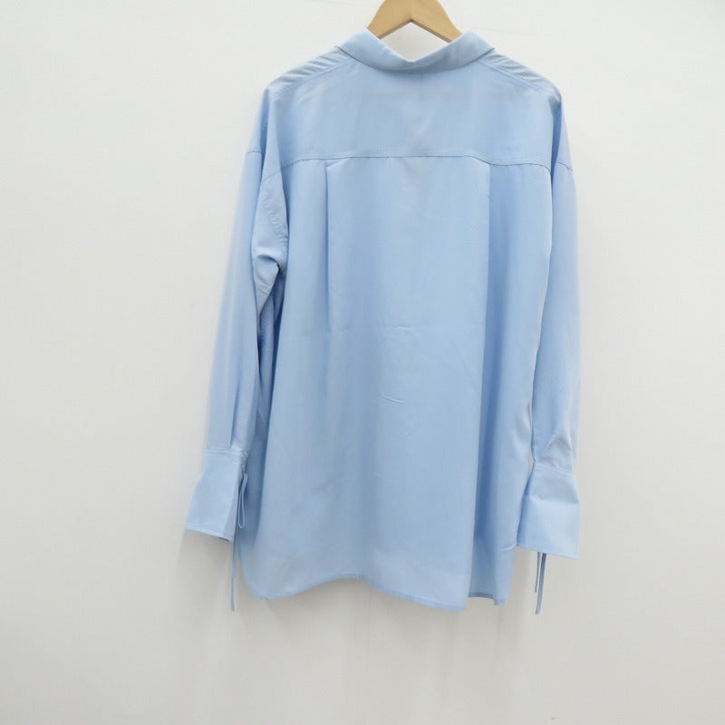JEANASiS | ジーナシス 2WAYカフスシルキーSH 長袖シャツ ブルー サイズ：FreeSize【瀬戸大橋店】