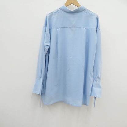 JEANASiS | ジーナシス 2WAYカフスシルキーSH 長袖シャツ ブルー サイズ：FreeSize【瀬戸大橋店】
