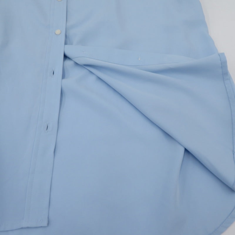 JEANASiS | ジーナシス 2WAYカフスシルキーSH 長袖シャツ ブルー サイズ：FreeSize【瀬戸大橋店】