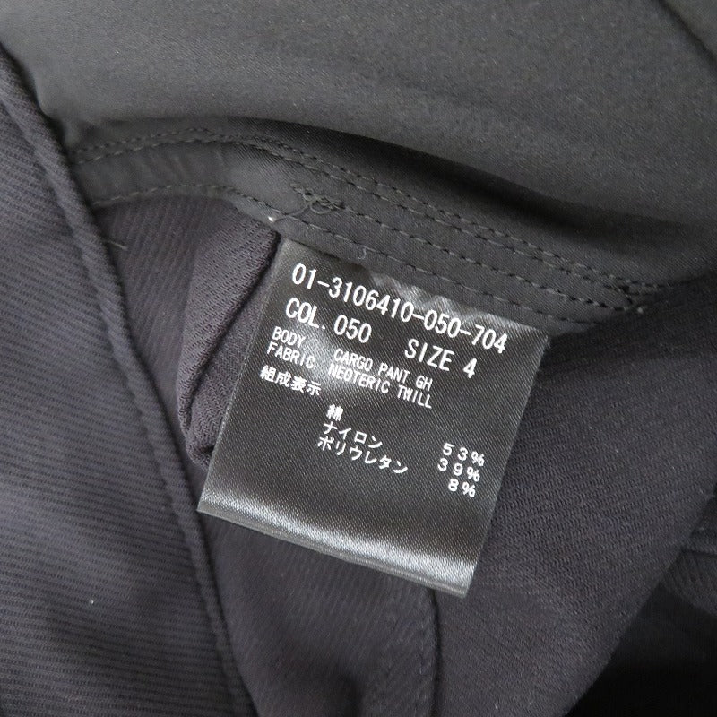 theory | セオリー Neoteric Twill Cargo カーゴパンツ 01-3106410-050-704 ブラック サイズ：4【瀬戸大橋店】