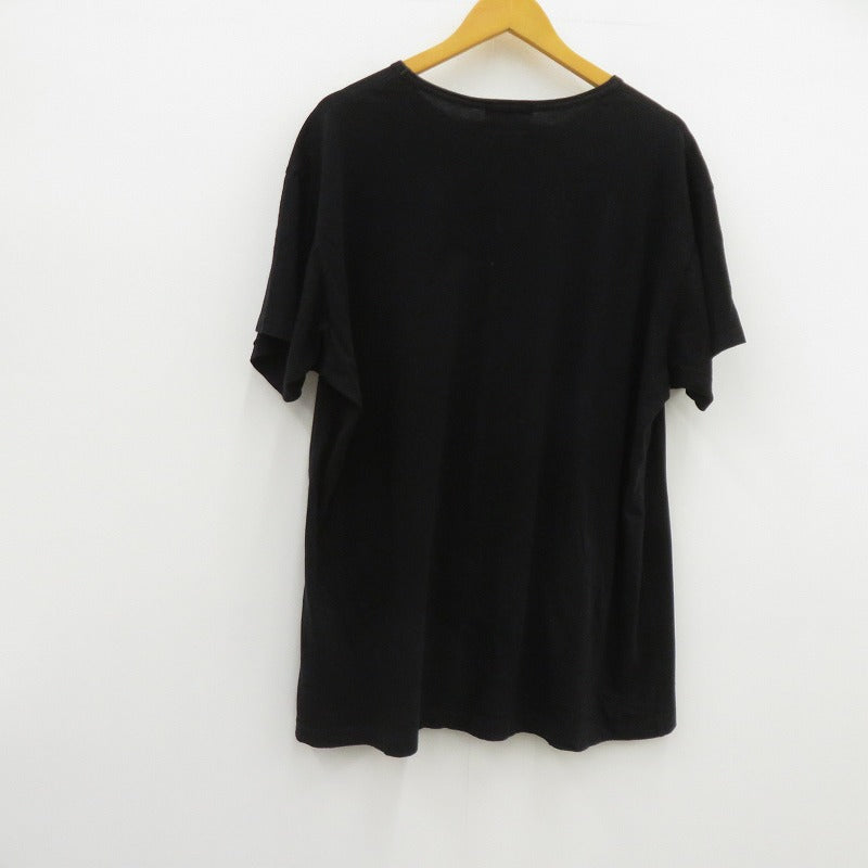 Yohji Yamamoto | ヨウジヤマモト 半袖Ｔシャツ HW-T17-073 ブラック サイズ：3【瀬戸大橋店】