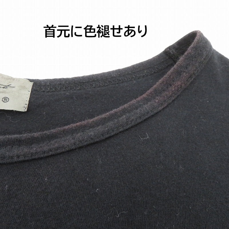 Yohji Yamamoto | ヨウジヤマモト 半袖Ｔシャツ HW-T17-073 ブラック サイズ：3【瀬戸大橋店】