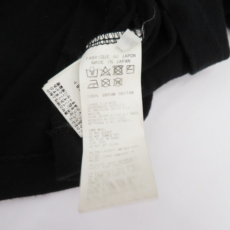 Yohji Yamamoto | ヨウジヤマモト 半袖Ｔシャツ HW-T17-073 ブラック サイズ：3【瀬戸大橋店】