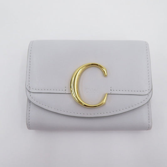 Chloe | クロエ スモール トリフォールド ウォレット 三つ折り財布 CHC19WP088 ブルー【瀬戸大橋店】