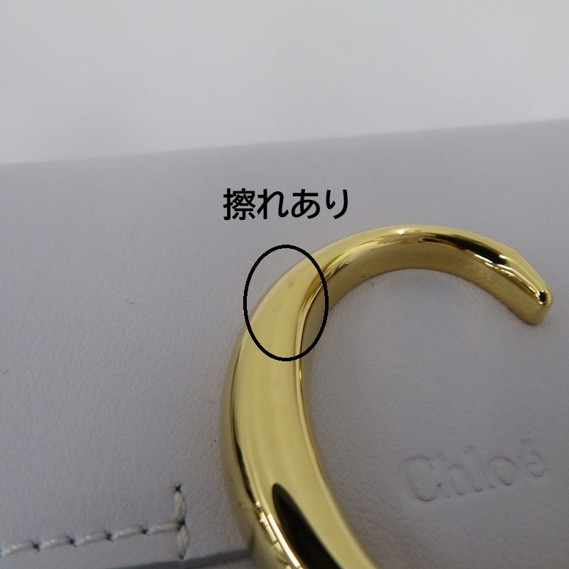 Chloe | クロエ スモール トリフォールド ウォレット 三つ折り財布 CHC19WP088 ブルー【瀬戸大橋店】