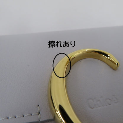 Chloe | クロエ スモール トリフォールド ウォレット 三つ折り財布 CHC19WP088 ブルー【瀬戸大橋店】