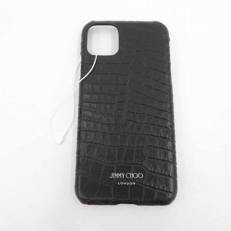JIMMY CHOO | ジミーチュウ IPHONE 11 PRO MAX ケース その他小物 ブラック【瀬戸大橋店】
