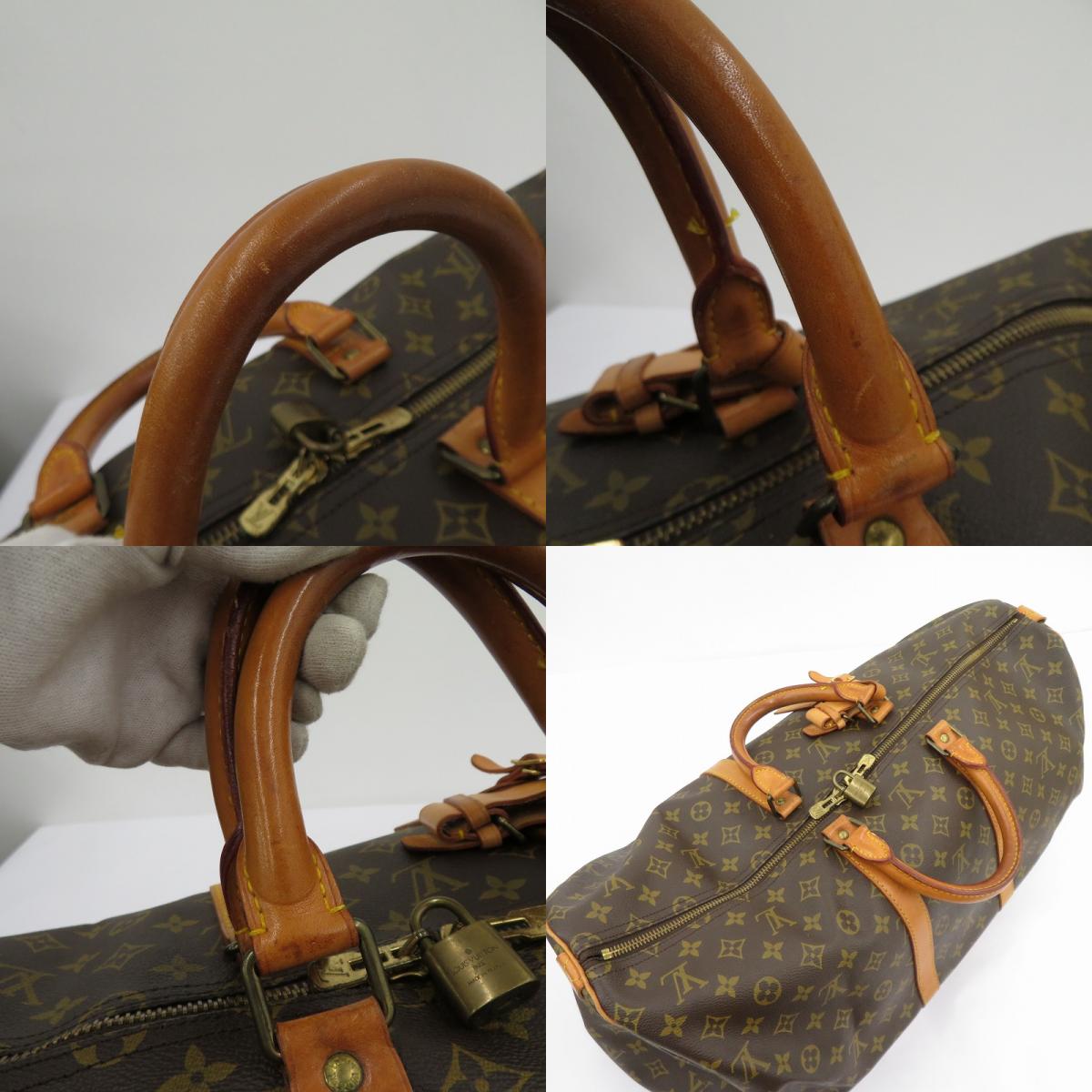 LOUIS VUITTON | ルイ・ヴィトン モノグラム キーポル 55 ボストンバッグ M41424 ブラウン【瀬戸大橋店】