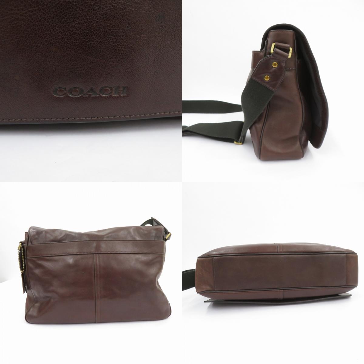 COACH | コーチ ブリーカー クーリエ メッセンジャーバッグ ショルダーバッグ D1169-70486 ブラウン【瀬戸大橋店】