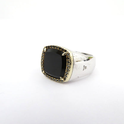 TOM WOOD | トムウッド May Ring Black Onyx Diamond リング・指輪 シルバー サイズ：58【瀬戸大橋店】