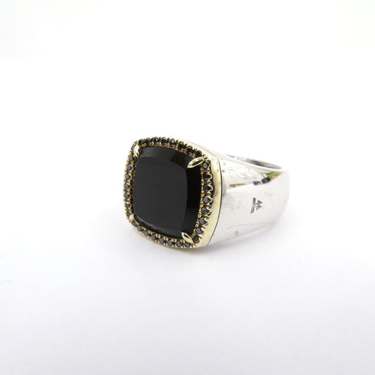 TOM WOOD | トムウッド May Ring Black Onyx Diamond リング・指輪 シルバー サイズ：58【瀬戸大橋店】