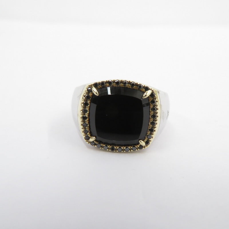 TOM WOOD | トムウッド May Ring Black Onyx Diamond リング・指輪 シルバー サイズ：58【瀬戸大橋店】