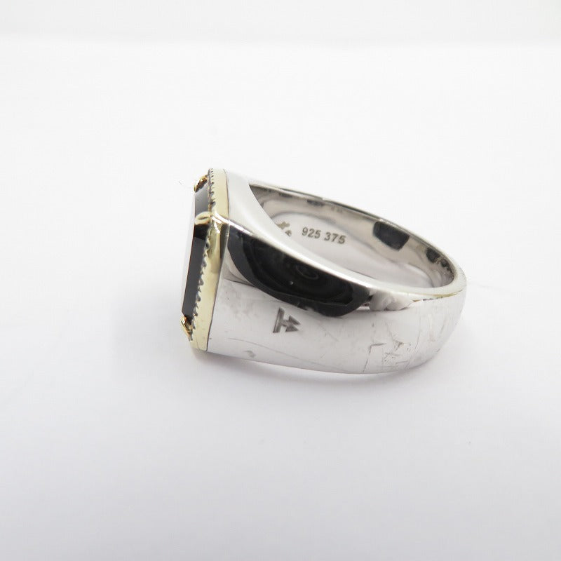 TOM WOOD | トムウッド May Ring Black Onyx Diamond リング・指輪 シルバー サイズ：58【瀬戸大橋店】