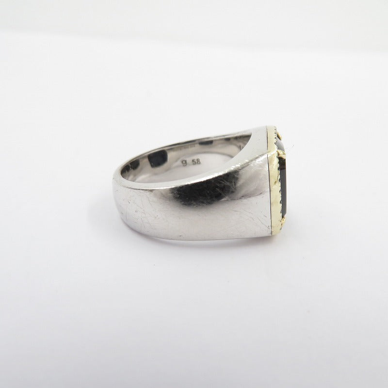 TOM WOOD | トムウッド May Ring Black Onyx Diamond リング・指輪 シルバー サイズ：58【瀬戸大橋店】