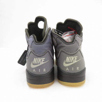 NIKE | ナイキ Off-White×Air Jordan 5 'Muslin' スニーカー CT8480-001 サイズ:27.5cm グレー 27.5cm【瀬戸大橋店】