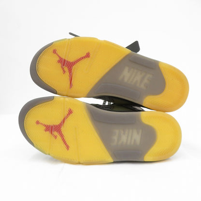 NIKE | ナイキ Off-White×Air Jordan 5 'Muslin' スニーカー CT8480-001 サイズ:27.5cm グレー 27.5cm【瀬戸大橋店】